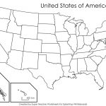 Us Map Outline Printable Test With States And Capitals List   Free Printable States And Capitals Worksheets