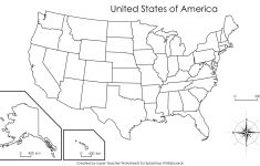 Us Map Outline Printable Test With States And Capitals List - Free Printable States And Capitals Worksheets