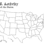 Us Map With Labels Of States Us Map Without Labels New Free Blank   Free Printable Outline Map Of United States