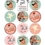 Valentine Printables   Labels   Flags   Cupcake Toppers | Toppers   Free Printable Valentine Graphics