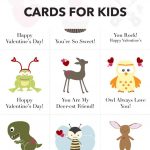 Valentines Day Cards For Kids: Free Printable Download | Kenarry   Free Printable Childrens Valentines Day Cards