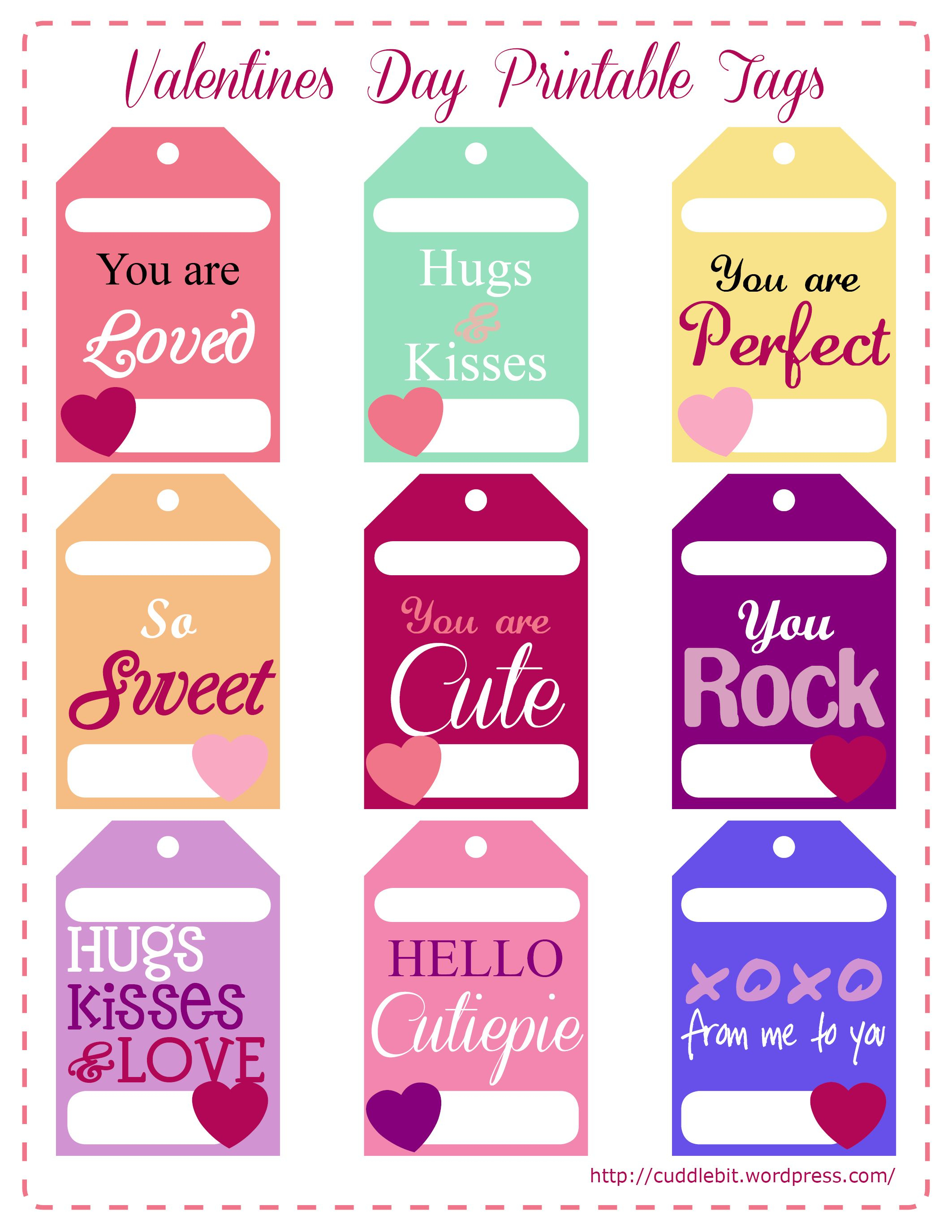Valentine&amp;#039;s Day Love Packs | So Stinking Cute!! | Valentines - Free Printable Valentine Tags