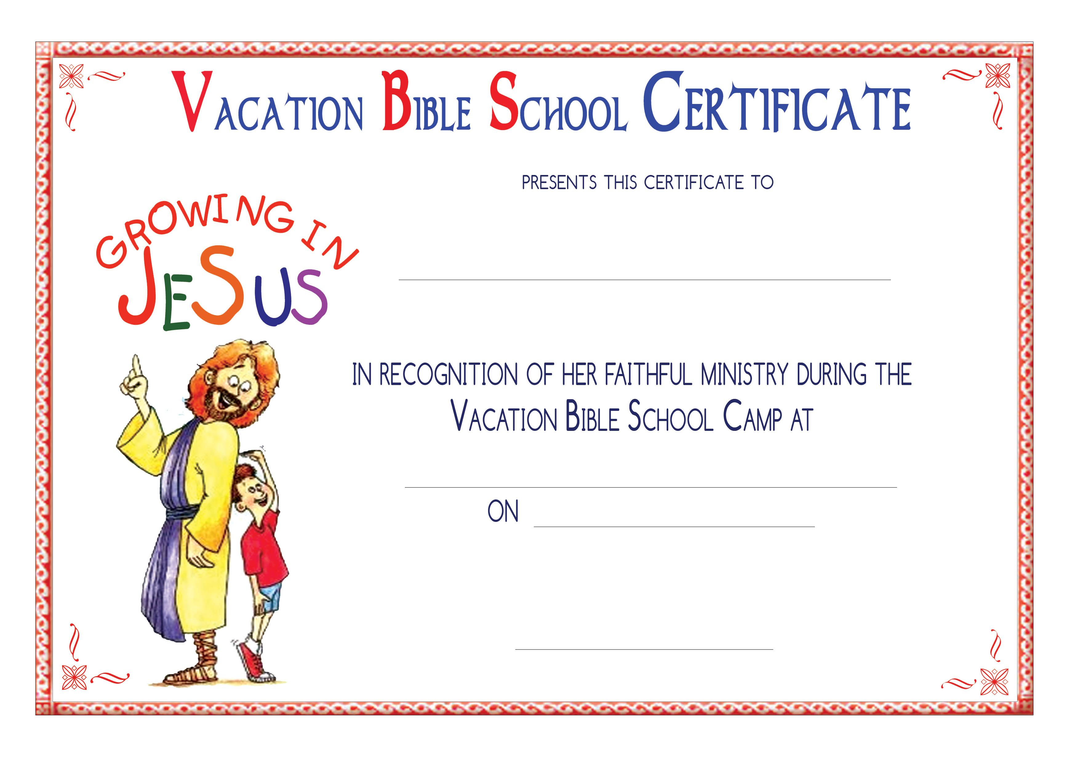 Vbs Certificate Templatesencephalos | Encephalos | Church - Free Printable School Certificates Templates