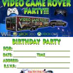 Video Game Party Invitations Video Game Party Invitations For   Free Printable Video Game Party Invitations