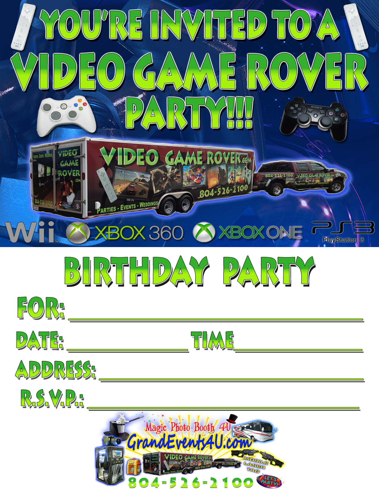 Video Game Party Invitations Video Game Party Invitations For - Free Printable Video Game Party Invitations