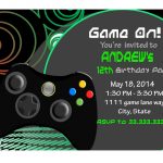 Video Game Party Invitations Video Game Party Invitations For Owning   Free Printable Video Game Party Invitations