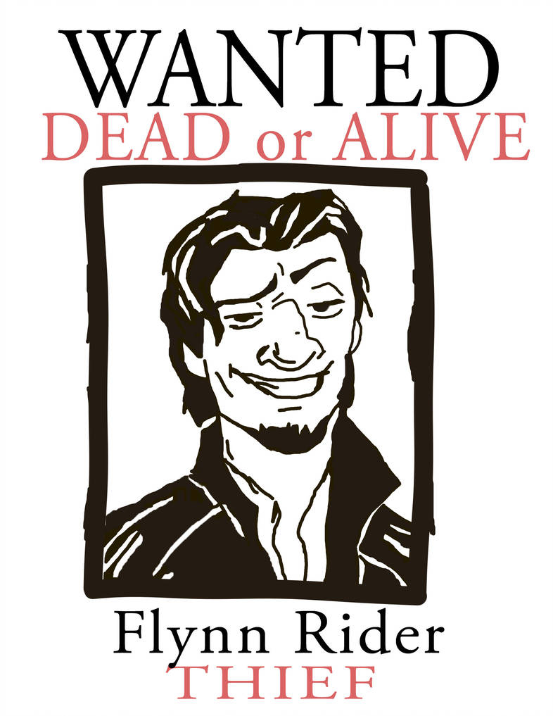 Wanted Flynn Rider Printable | Www.topsimages - Free Printable Flynn Rider ...