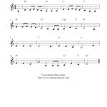 We Wish You A Merry Christmas, Free Christmas Clarinet Sheet Music Notes   Free Printable Christmas Sheet Music For Clarinet