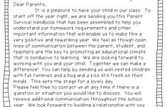 Welcome Back Week: Classroom Information | Tools &amp; Tips For Teaching - Free Printable Teacher Notes To Parents