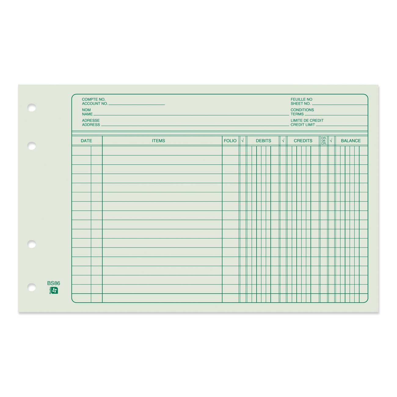 West Coast Office Supplies :: Office Supplies :: Binders - Free Printable 4 Column Ledger Paper