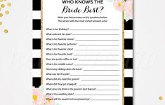 Who Knows The Bride Best, How Well Do You Know The Bride, Kate Spade – How Well Do You Know The Bride Game Free Printable