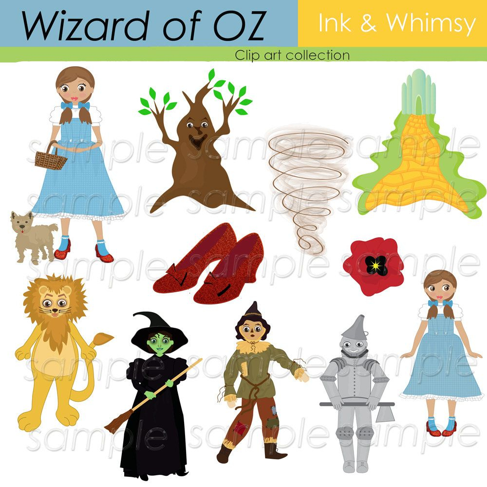 Wizard Of Oz, Digital Clip Art, Stationary, Scrapbooking And Paper - Free Printable Wizard Of Oz Masks
