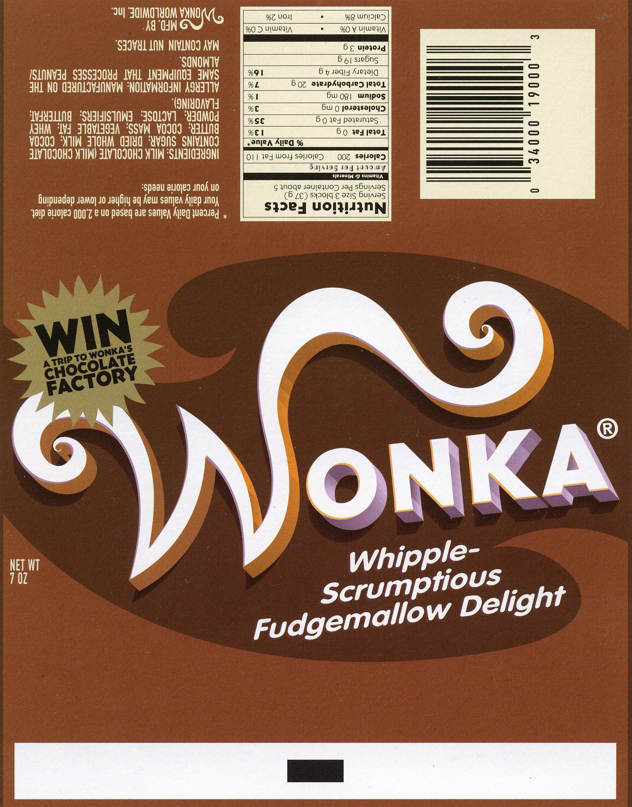 Wonka Bar Wrapper Printable Free Free Printable