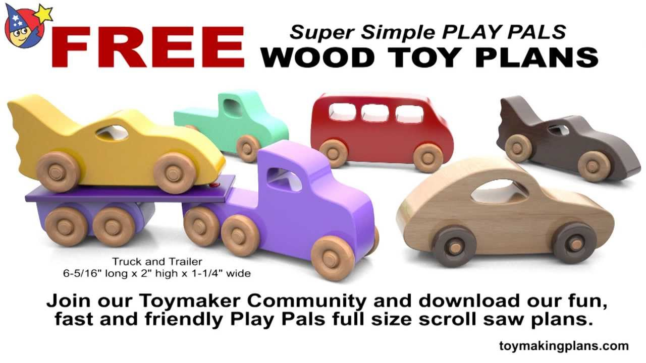 Wood Toy Plans - 5 Free Patterns - Youtube - Free Wooden Toy Plans Printable