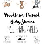 Woodland Baby Shower Free Printables | Baby Showers   Free Printable Book Themed Baby Shower Invitations