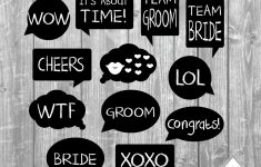 Word Bubble Photo Booth Signs Wedding Photobooth Signs Photo | Etsy - Free Photo Booth Props Printable Pdf