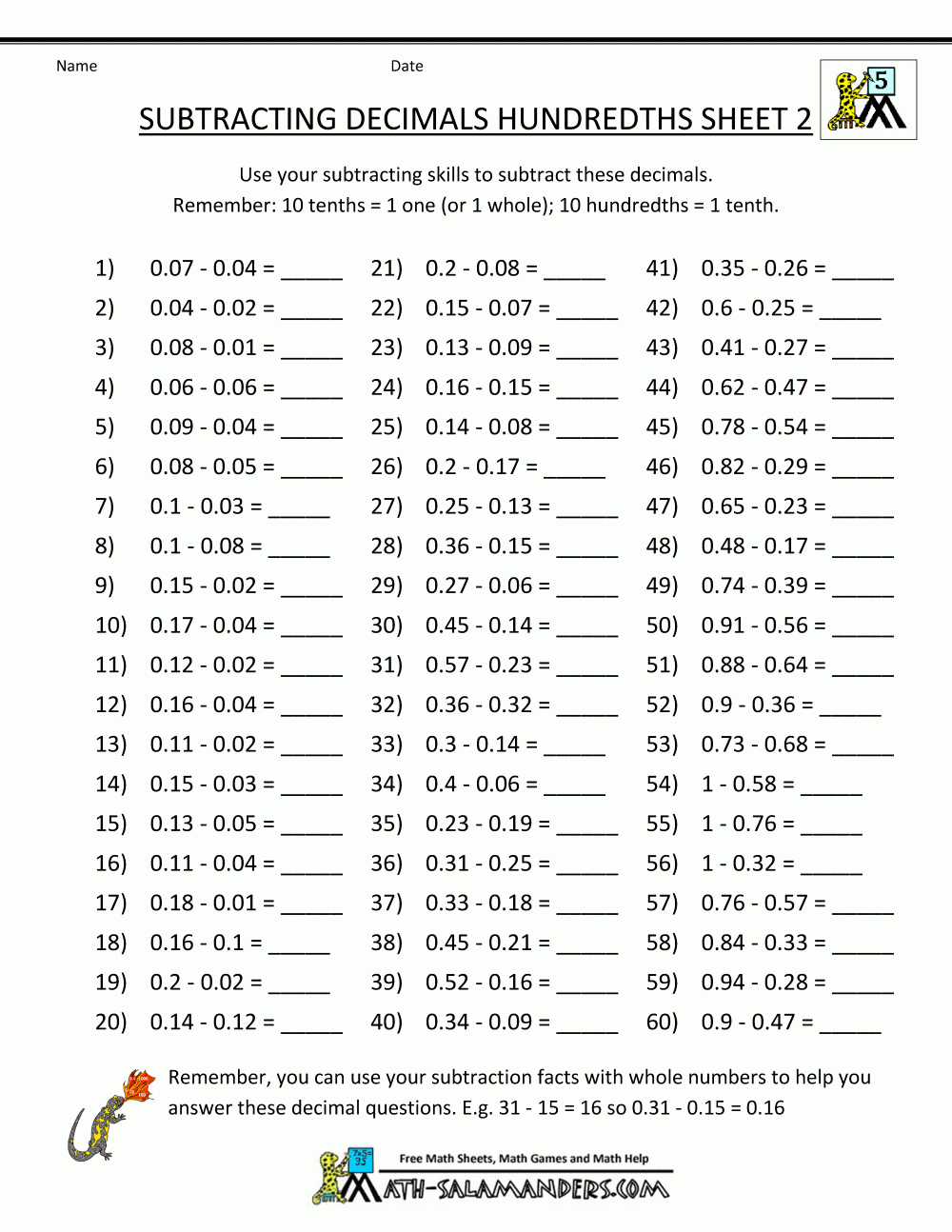 Worksheet. Printable Worksheets For 5Th Grade. Worksheet Fun - Free Printable Multiplication Worksheets For 5Th Grade